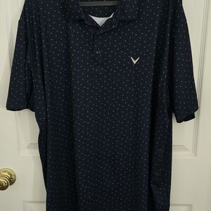Callaway Blue Polo Shirt Premium Comfort